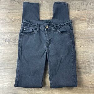 KanCan Women’s Mid Rise Black Skinny Jeans, cut 1531, style BK1171L, size 27